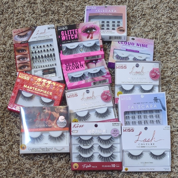 Kiss False Lash Collection Couture Faux Mink Falscara Volume - Picture 1 of 7